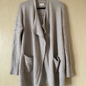 Lucky Brand Open Front Cardigan Sweater